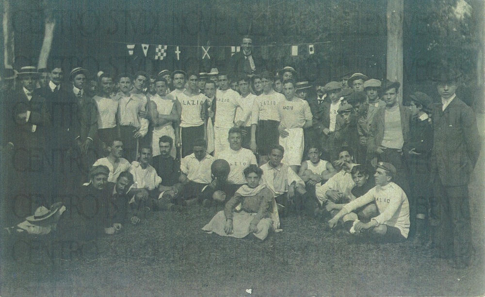 La Lazio a Villa Borghese nel settembre 1906